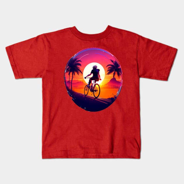 cycle grafic Kids T-Shirt by Ardins